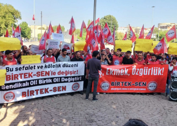 Direnişteki Erkaplan ve Artemis işçileri: Bir kişi kalsa dahi bu yoldan dönmeyeceğiz