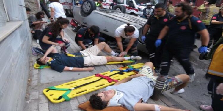 Üsküdar’da kaza: 5 yaralı