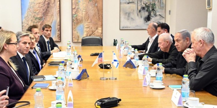 ABD Dışişleri Bakanı, İsrail savaş kabinesinin toplantısına katıldı