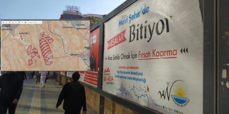 Kayyım Van’da ‘arsalar bitiyor’ sloganıyla reklam verdi